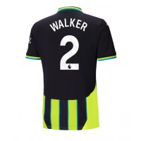 Manchester City Kyle Walker #2 Vieraspaita 2024-25 Lyhythihainen